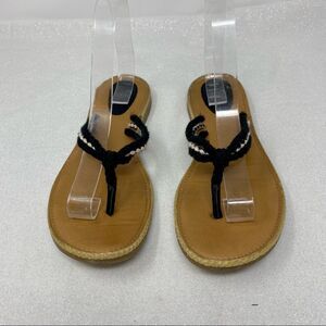 Sperry Braided Rope Thong Sandals-Size 10